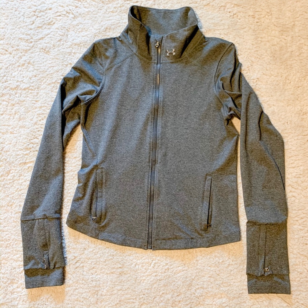 Under Armor cropped zip up jacket
